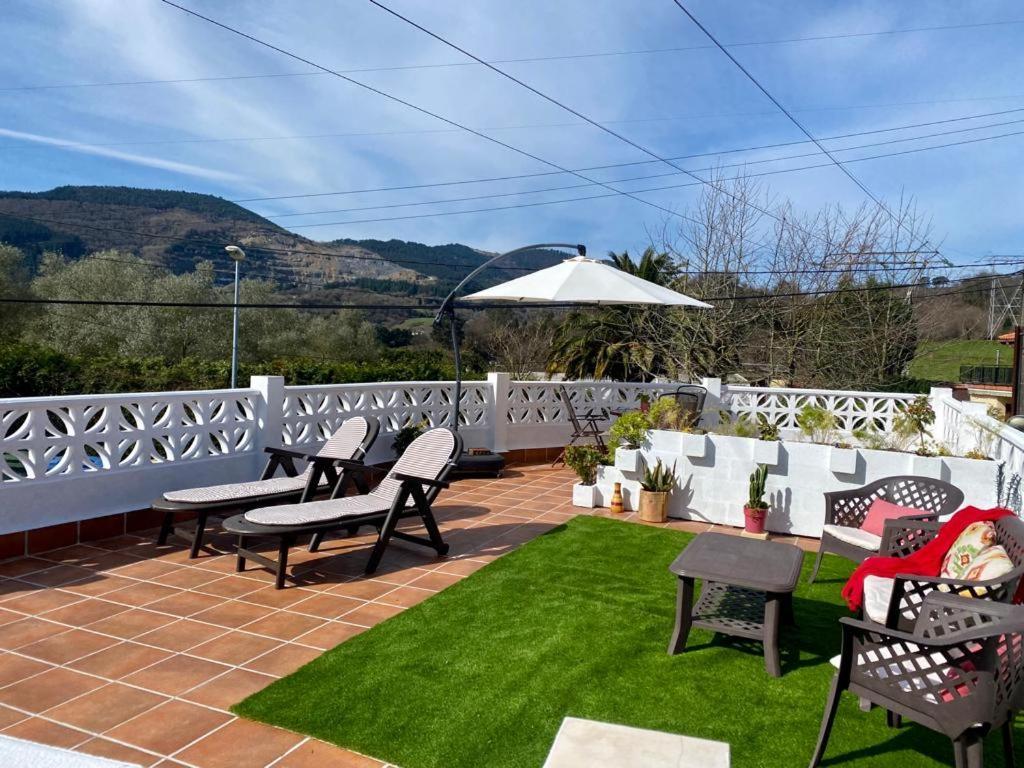 Apartament Bilbo Near Atico Rural Con Terraza Basauri Zewnętrze zdjęcie